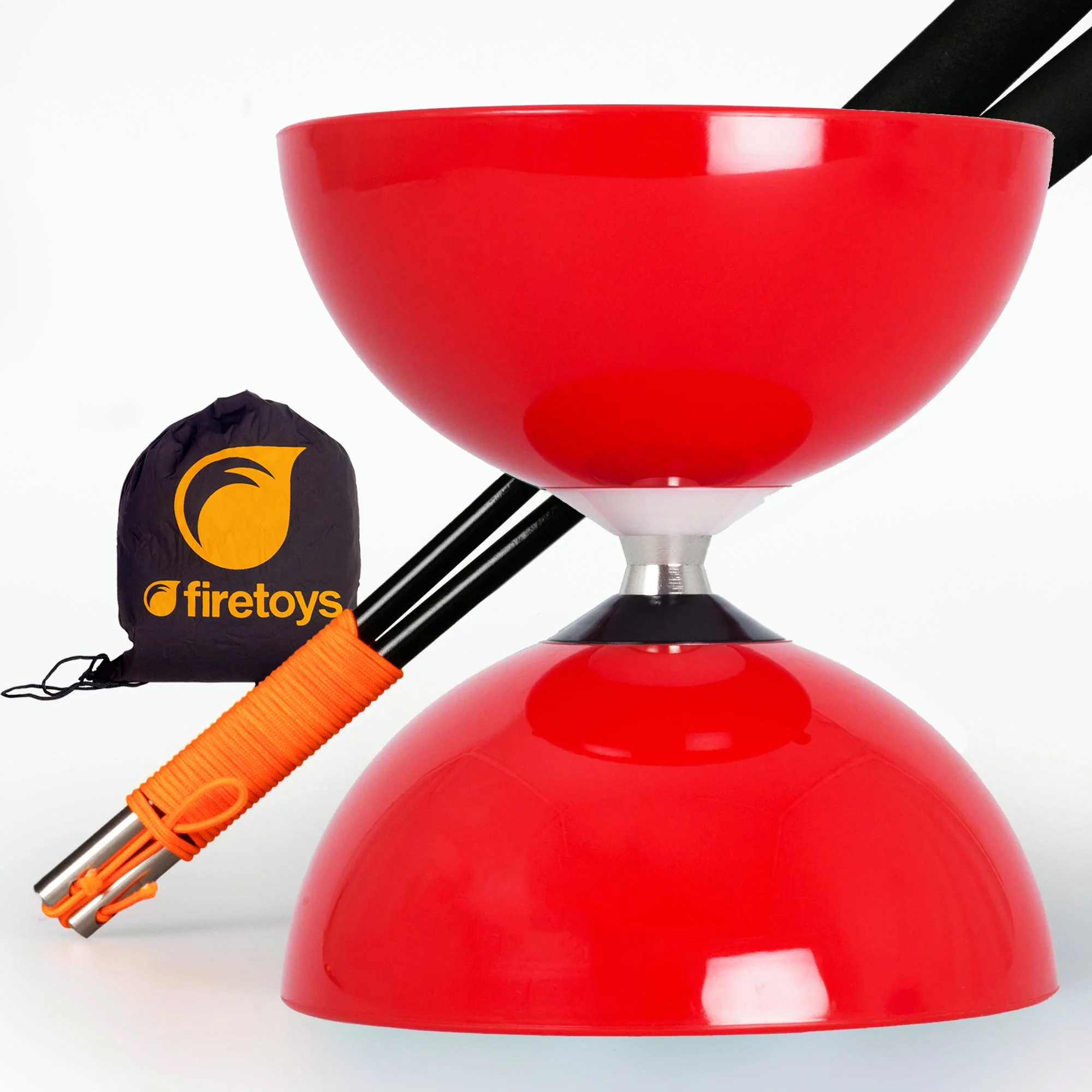 Big Top Bearing Diabolo Set with Status Handsticks & Bag - Image 3