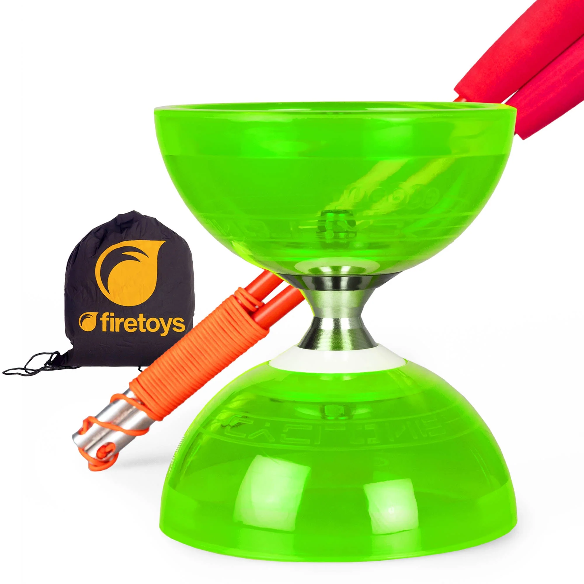 Cyclone Quartz Triple Bearing Diabolo Set with Superglass Handsticks and Bag - Image 11