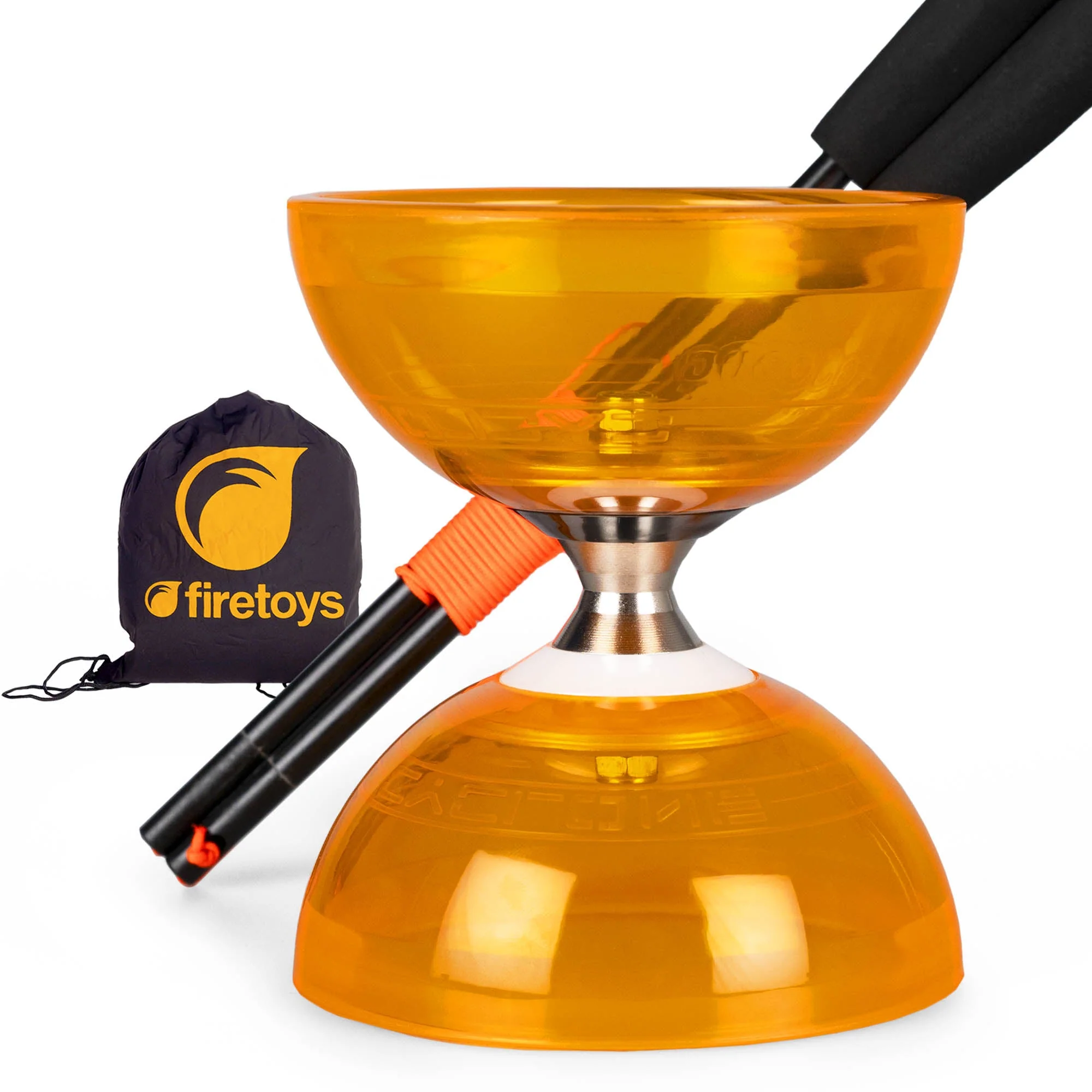 Cyclone Quartz Triple Bearing Diabolo Set with Superglass Handsticks and Bag - Image 12