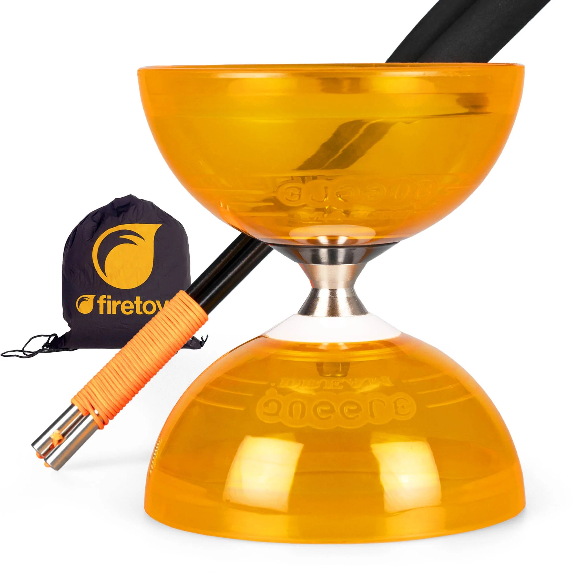 Hurricane Triple Bearing Diabolo with Status Handsticks and Bag - Image 4
