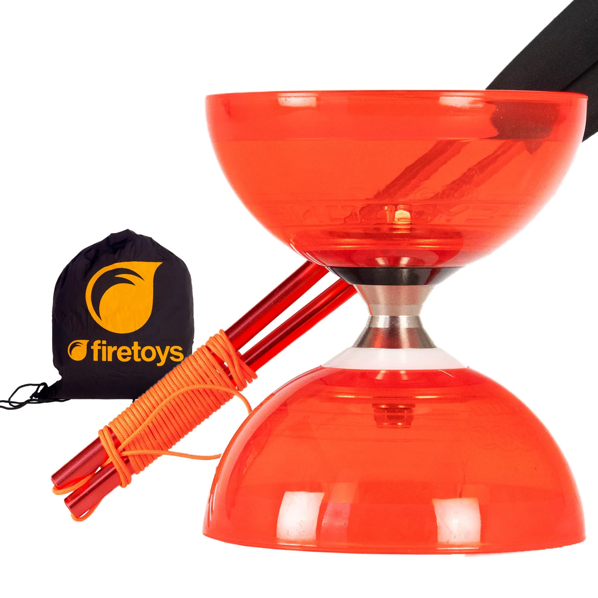 Juggle Dream Cyclone Quartz Triple Bearing Diabolo with Aluminium Handsticks & Bag - Image 15